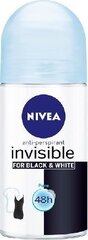 Шариковый дезодорант Nivea Invisible Pure, 50 мл цена и информация | Дезодоранты | 220.lv