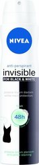 Izsmidzināms dezodorants Nivea Invisible B&W, 150 ml cena un informācija | Dezodoranti | 220.lv