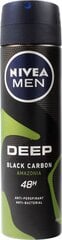 Izsmidzināms dezodorants vīriešiem Nivea Men Deep Amazonia, 150 ml cena un informācija | Dezodoranti | 220.lv