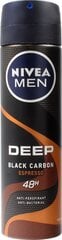 Izsmidzināms dezodorants vīriešiem Nivea Men Deep Espresso, 150 ml cena un informācija | Nivea Smaržas, kosmētika | 220.lv