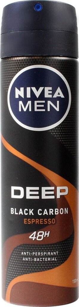 Izsmidzināms dezodorants vīriešiem Nivea Men Deep Espresso, 150 ml цена и информация | Dezodoranti | 220.lv