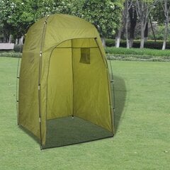 Dušas telts vidaXL, zaļa цена и информация | Палатки | 220.lv