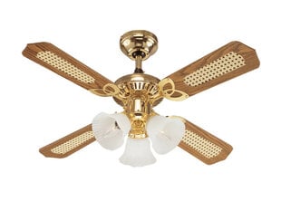 Westinghouse подвесная лампа - вентилятор Princess Zolto цена и информация | Светильники-вентиляторы | 220.lv