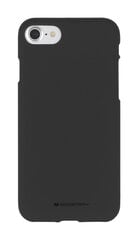 Telefona maciņš Mercury Soft Jelly Case (Hole), piemērots Apple iPhone 11, melns cena un informācija | Telefonu vāciņi, maciņi | 220.lv