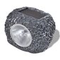 Āra LED prožektori ar saules baterijām, akmens formas, 12 gab. цена и информация | Āra apgaismojums | 220.lv