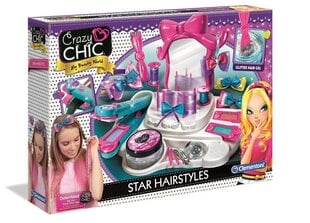 Креативный набор для причесок Clementoni Crazy Chic Star Hairstyles FI, 78420 цена и информация | Игрушки для девочек | 220.lv