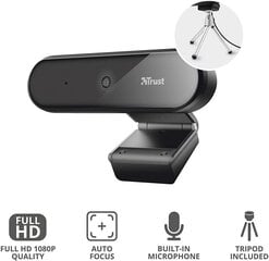 Trust Tyro Full HD kaina ir informacija | Datoru (WEB) kameras | 220.lv