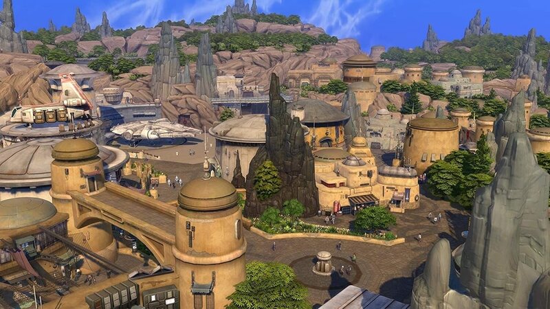 PC Sims 4: Star Wars Bundle incl. Journey to Batuu Game Pack internetā