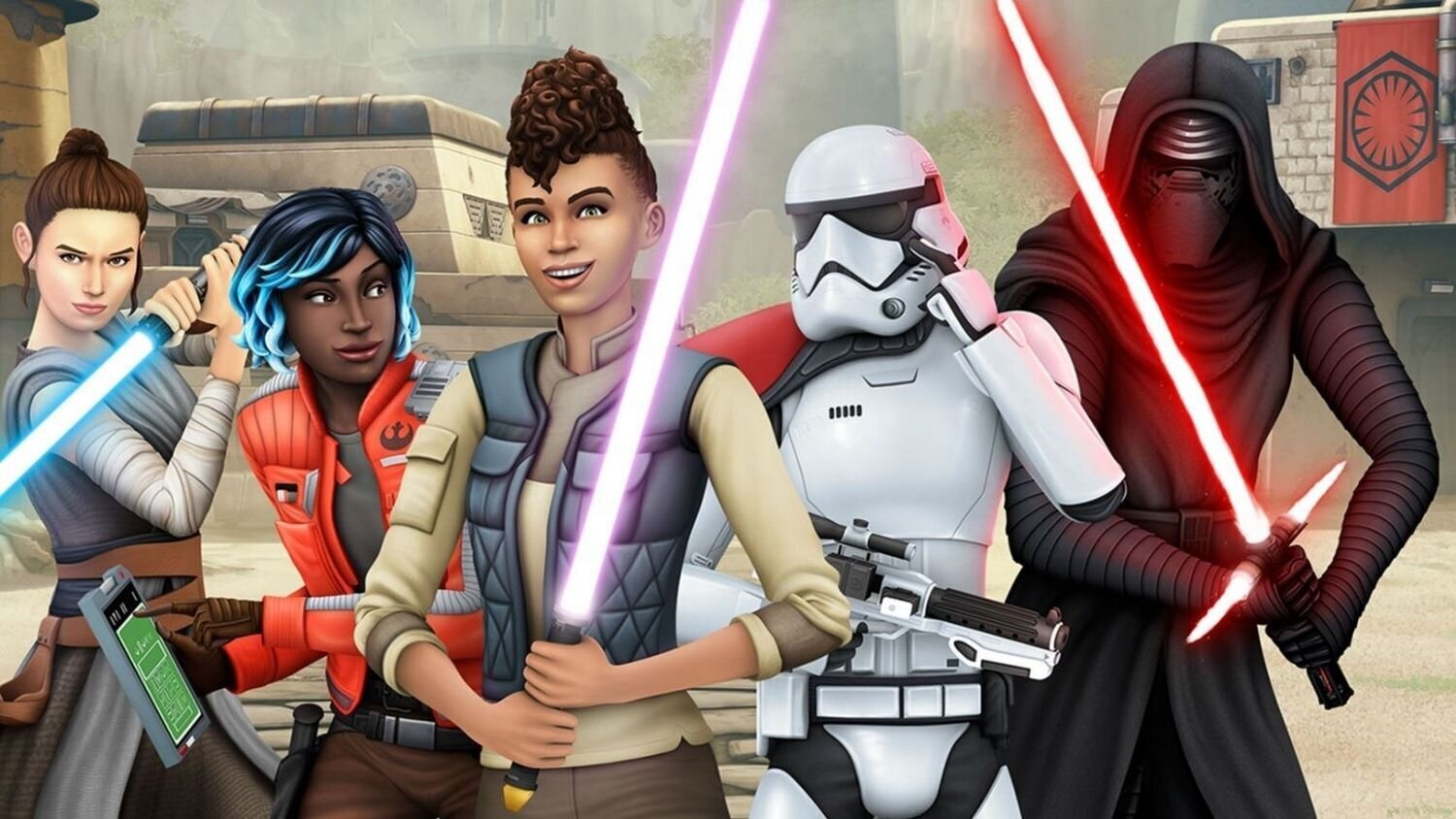 PC Sims 4: Star Wars Bundle incl. Journey to Batuu Game Pack цена и информация | Datorspēles | 220.lv