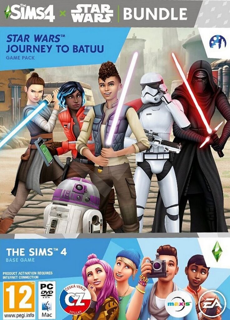 PC Sims 4: Star Wars Bundle incl. Journey to Batuu Game Pack цена и информация | Datorspēles | 220.lv
