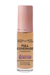 BYS Tonālais krēms Full Coverage Natural Beige цена и информация | Пудры, базы под макияж | 220.lv