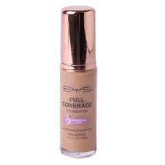 BYS Tonālais krēms Full Coverage Medium Beige 30ml cena un informācija | Grima bāzes, tonālie krēmi, pūderi | 220.lv