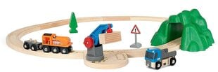 Набор поезда с железнодорожными путями Starter Lift & Load Brio Railway, 33878 цена и информация | Игрушки для мальчиков | 220.lv