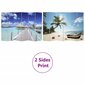 Istabas starpsiena ar pludmales fototapetēm, 240 x 180 cm cena un informācija | Aizslietņi | 220.lv