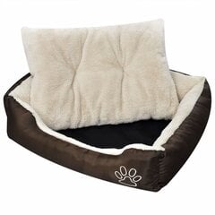 Лежак для собак XXL, коричневый цена и информация | Лежаки, домики | 220.lv