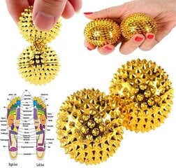 Акупунктурные магнитные шарики 2шт большие цена и информация | Аксессуары для массажа | 220.lv