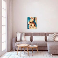 Набор для рисования картины - живопись по номерам ТМ TSVETNOY MG2148e Мадонна 40x50 см цена и информация | Живопись по номерам | 220.lv