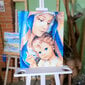 Glezna pēc numuriem TM Tsvetnoy - Svētā māte MG2148e 40x50 cm cena un informācija | Gleznas pēc numuriem | 220.lv