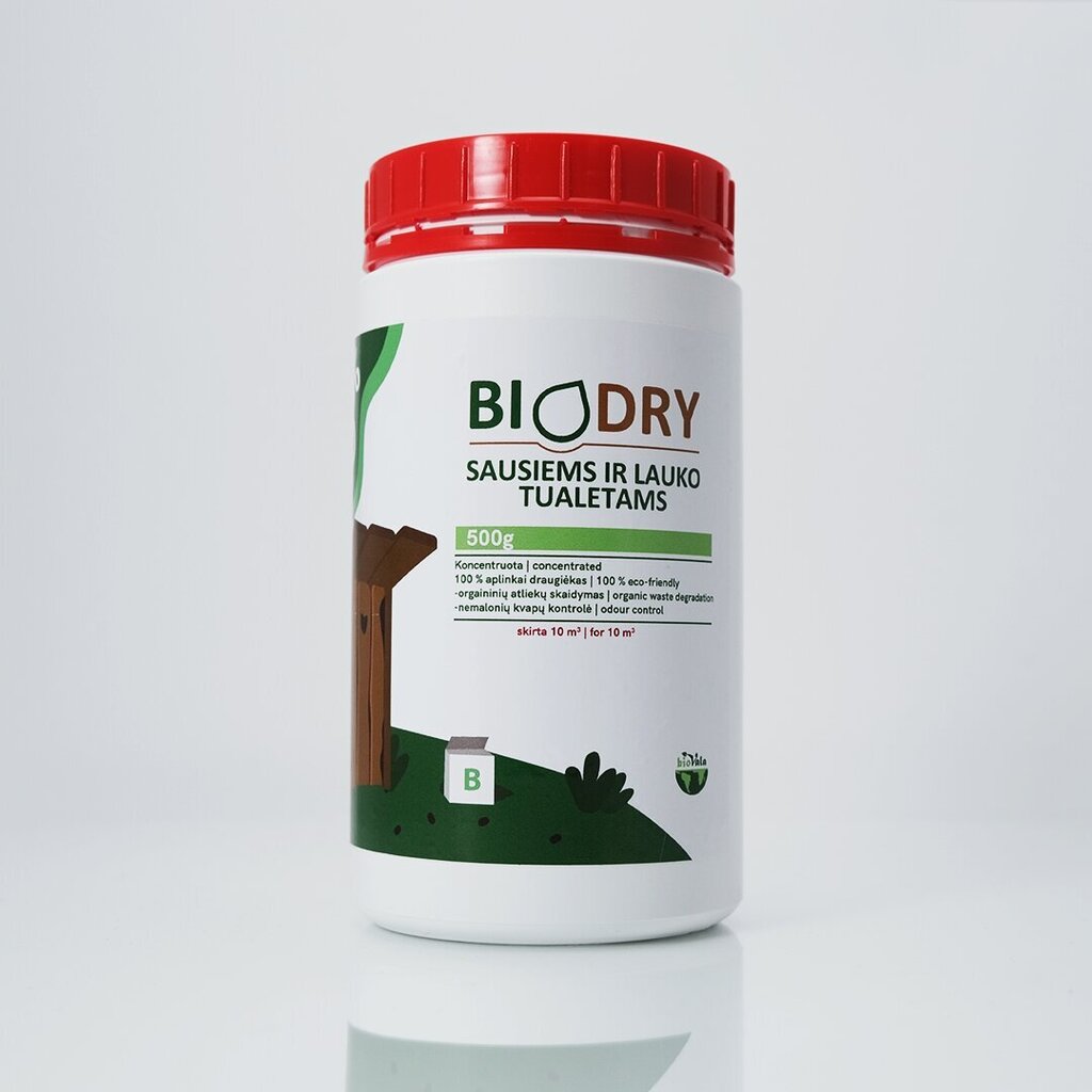 BioVala - BIODRY sausajām un āra tualetēm, 500 g / 10 m3 cena un informācija | Mikroorganismi, baktērijas | 220.lv