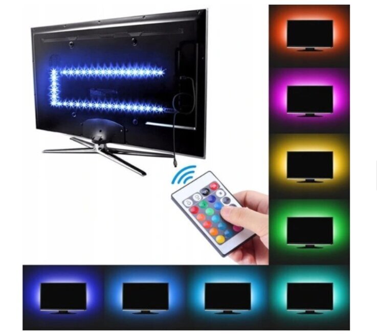 Led RGB TV ar tālvadības pulti cena un informācija | LED lentes | 220.lv