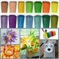 Dekoratīvs filcs komplekts 2 mm, 10x10 cm, 40 gab., dažādas krāsas цена и информация | Filcēšanas piederumi | 220.lv
