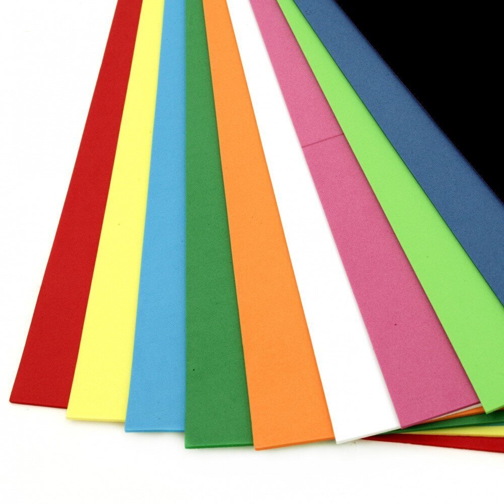 Dekoratīvs filcs komplekts 2 mm, 20x20 cm, 10 gab., dažādas krāsas цена и информация | Filcēšanas piederumi | 220.lv
