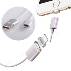 Магнитный USB кабель Apple "Lightning" розовый 1.0m цена и информация | Кабели для телефонов | 220.lv