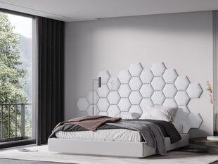 Mīkstas sienas plāksnes, 3 gab., Cosmopolitan Design Lovon C1, baltas cena un informācija | Mīkstie sienas paneļi | 220.lv