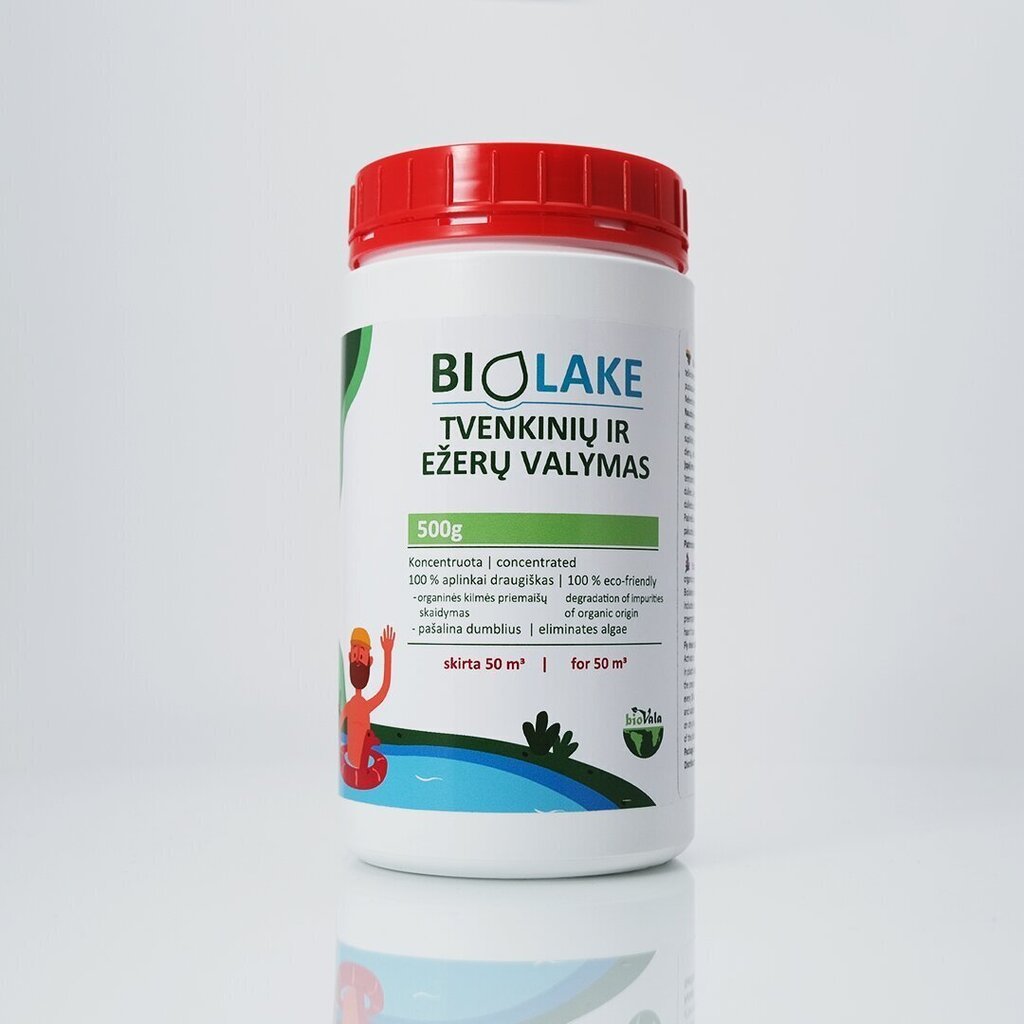 Attīrīšanas līdzeklis dīķiem, ezeriem un dārza baseiniem BioVala - BioLake, 500 g / 50 m3 цена и информация | Mikroorganismi, baktērijas | 220.lv