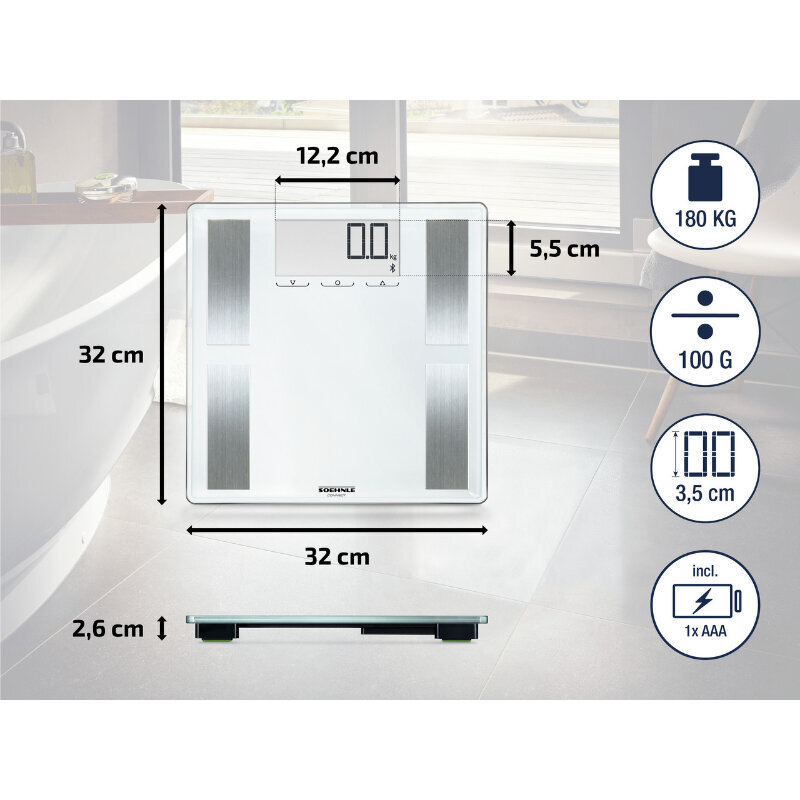 Ķermeņa analīzes svari Shape Sense Connect 100 цена и информация | Ķermeņa svari, bagāžas svari | 220.lv