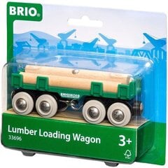 Вагон для перевозки бревен Brio Railway, 33696 цена и информация | Игрушки для мальчиков | 220.lv