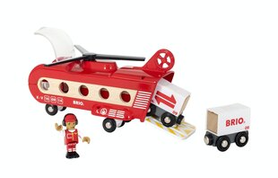 Грузовой вертолет Brio Railway, 33886 цена и информация | Конструктор автомобилей игрушки для мальчиков | 220.lv