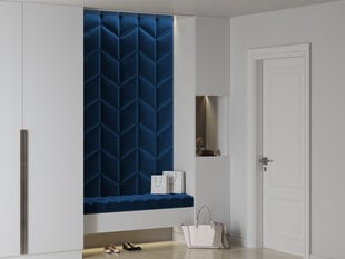 Mīkstas sienas plāksnes, 3 gab., Cosmopolitan Design Makira R6, zilas цена и информация | Мягкие стеновые панели | 220.lv