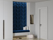 Mīkstas sienas plāksnes, 3 gab., Cosmopolitan Design Makira R6, zilas cena un informācija | Mīkstie sienas paneļi | 220.lv