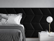 Mīkstas sienas plāksnes, 3 gab., Cosmopolitan Design Makira L4, melnas cena un informācija | Mīkstie sienas paneļi | 220.lv