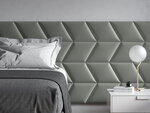 Мягкие настенные панели, 3 шт., Cosmopolitan Design Makira L5, светло-серые