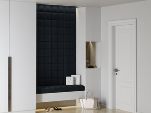 Мягкие настенные панели, 3 шт., Cosmopolitan Design Majuro L3, темно-серые цена и информация | Мягкие стеновые панели | 220.lv