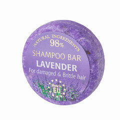 Лечебный твердый шампунь для поврежденных и ломких волос Lavender Saules Fabrika 60 г цена и информация | Шампуни | 220.lv