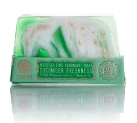 Увлажняющее мыло ручной работы CUCUMBER FRESHNESS Saules Fabrika, 80 г цена и информация | Мыло | 220.lv