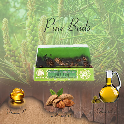 Glicerīna ziepes PINE BUDS Saules Fabrika 80 g cena un informācija | Ziepes | 220.lv