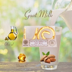 Нежное глицериновое мыло ручной работы GOAT MILK Saules Fabrika, 80 г цена и информация | Мыло | 220.lv