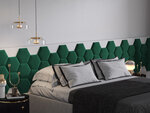Mīkstas sienas plāksnes, 3 gab., Kooko Home Thais R7, zaļas