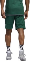 Adidas basketbola šorti 3g Spee Rev Shorts Green White цена и информация | Мужская спортивная одежда | 220.lv