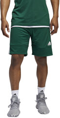 Adidas basketbola šorti 3g Spee Rev Shorts Green White цена и информация | Мужская спортивная одежда | 220.lv