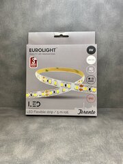 LED lente Eurolight Toronto 5m 60LED/m IP65 6500K цена и информация | Светодиодные ленты | 220.lv