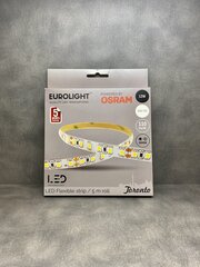 LED lente Eurolight Toronto 5m 60LED/m IP20 3000K OSRAM цена и информация | Светодиодные ленты | 220.lv