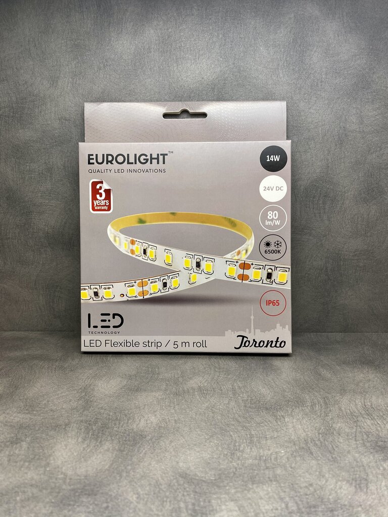 LED lente Eurolight Toronto 5m 96LED/m IP65 6500K cena un informācija | LED lentes | 220.lv