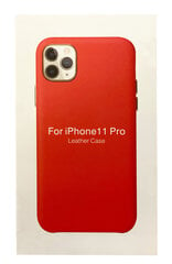 Telefona maciņš Leather Case Apple iPhone 12 mini, sarkans cena un informācija | Telefonu vāciņi, maciņi | 220.lv