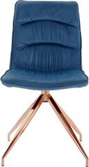 2-u krēslu komplekts Notio Living Zoe, zils cena un informācija | Virtuves un ēdamistabas krēsli | 220.lv