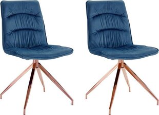 Комплект из 2-х стульев Notio Living Zoe, синий цена и информация | Стулья для кухни и столовой | 220.lv